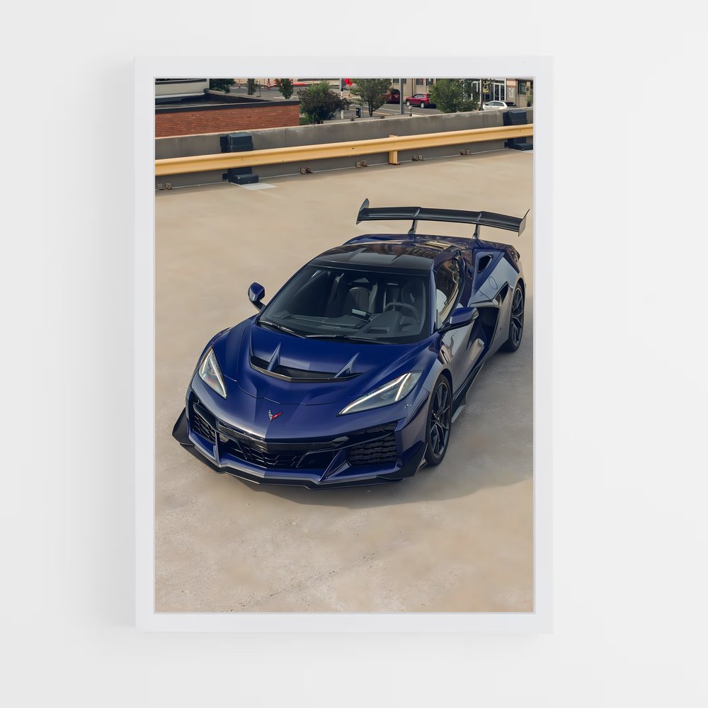 Poster Corvette Mania – affiche Chevrolet (vue 3)